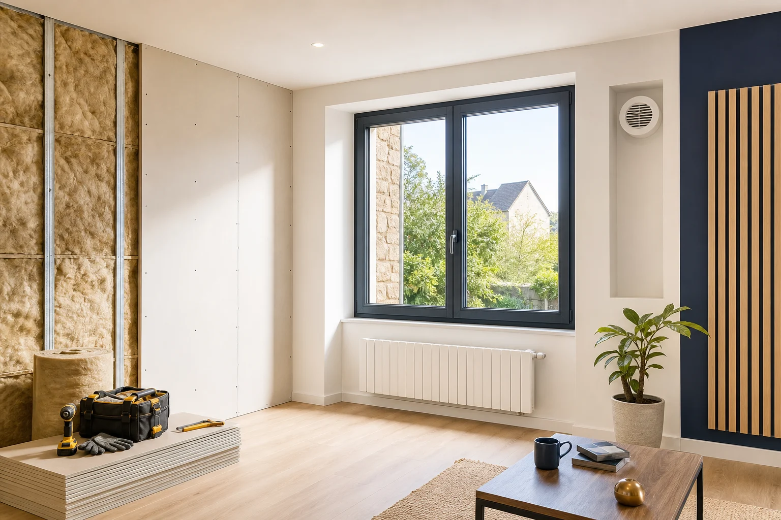 Travaux de rénovation dans un logement